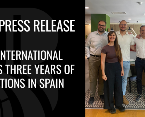 The BARE International Spain team in Madrid celebrating three years of operations and growth in customer experience research across Spain and the Mediterranean region.